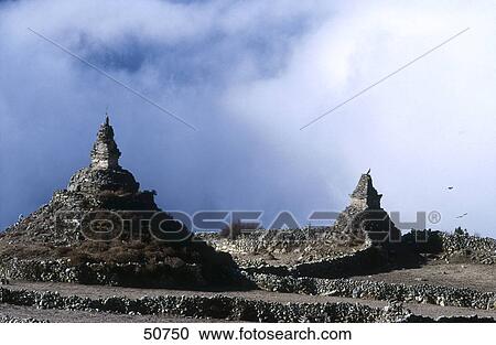 Cemetery in village, Phortse, Khumbu, Nepal  View Large Photo Image Stock Image - Cemetery in village, Phortse, Khumbu, Nepal . Fotosearch