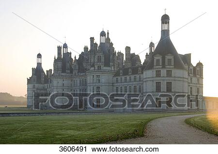 Chateau Chambord, Loire Valley, France View Large Photo Image Stock Image - Chateau Chambord, Loire Valley, France . Fotosearch