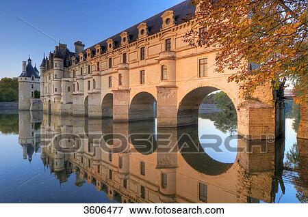 Chateau Chenonceau, Loire Valley, France View Large Photo Image Stock Photo - Chateau Chenonceau, Loire Valley, France . Fotosearch