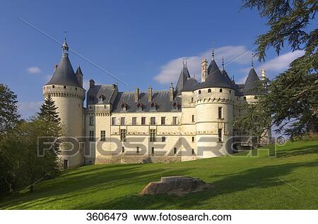 Chateau de Chaumont, Loire Valley, France View Large Photo Image Stock Photo - Chateau de Chaumont, Loire Valley, France . Fotosearch