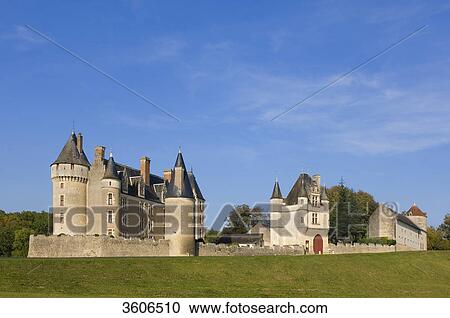 Chateau Montpoupon, Loire Valley, France View Large Photo Image Stock Image - Chateau Montpoupon, Loire Valley, France . Fotosearch