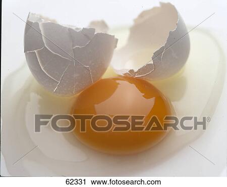 Close-up of broken egg View Large Photo Image Stock Image - Close-up of broken egg . Fotosearch