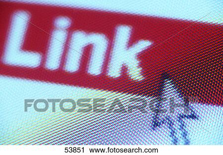 Close-up of cursor on Link icon View Large Photo Image Stock Image - Close-up of cursor on Link icon . Fotosearch