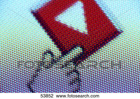 Close-up of cursor on Play icon View Large Photo Image Stock Image - Close-up of cursor on Play icon . Fotosearch