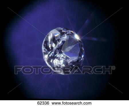 Stock Photograph - Close-up of diamond . Fotosearch