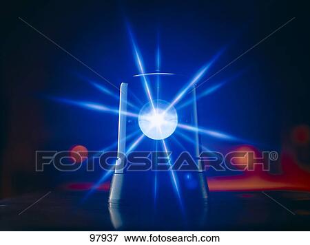 Close-up of emergency light View Large Photo Image Stock Photo - Close-up of emergency light . Fotosearch