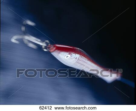 Stock Image - Close-up of fishing hook . Fotosearch