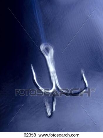 Stock Photo - Close-up of fishing hook . Fotosearch