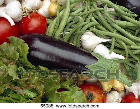 Stock Photo - Close-up of fresh vegetables . Fotosearch