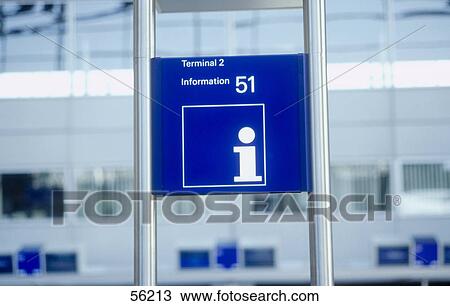 Close-up of information sign at airport View Large Photo Image Stock Image - Close-up of information sign at airport . Fotosearch