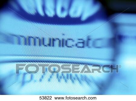 Close-up of magnifying glass on computer screen View Large Photo Image Stock Image - Close-up of magnifying glass on computer screen . Fotosearch