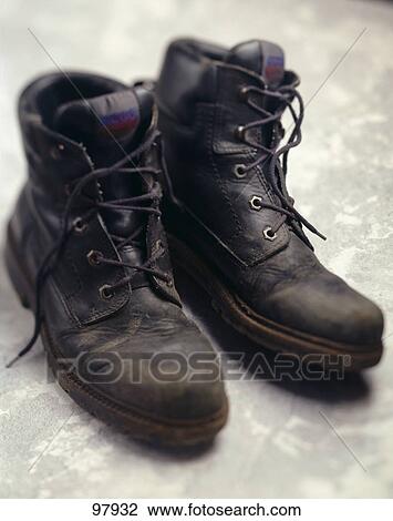 Stock Image - Close-up of pair of shoes . Fotosearch