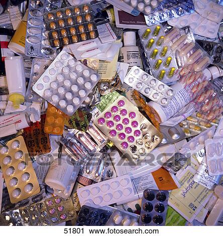 Close-up of pills and capsules in blister packs View Large Photo Image Stock Image - Close-up of pills and capsules in blister packs . Fotosearch
