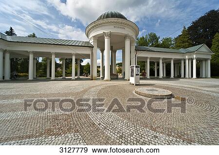 Colonnade, Karlovy Vary, Czech Republic View Large Photo Image Stock Photo - Colonnade, Karlovy Vary, Czech Republic . Fotosearch