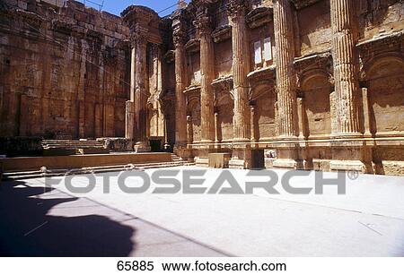 Columns of temple, Bacchus Temple, Baalbek, Bekaa Valley, Lebanon View Large Photo Image Stock Photography - Columns of temple, Bacchus Temple, Baalbek, Bekaa Valley, Lebanon . Fotosearch