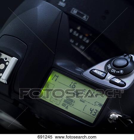 Stock Photography - Digital single-lens reflex camera, close-up . Fotosearch