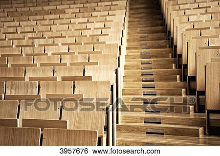 Empty auditorium in the Goethe University Frankfurt, Germany View Large Photo Image Stock Photograph - Empty auditorium in the Goethe University Frankfurt, Germany . Fotosearch