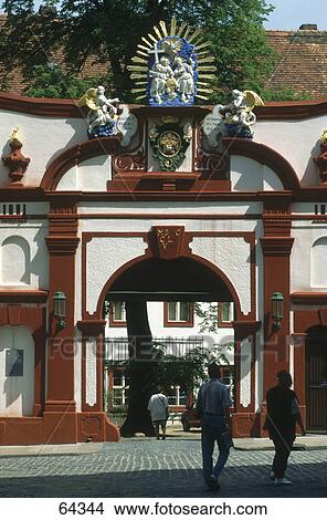 Entrance of a cathedral, Bautzen, Upper Lusatia, Saxony, Germany View Large Photo Image Picture - Entrance of a cathedral, Bautzen, Upper Lusatia, Saxony, Germany . Fotosearch