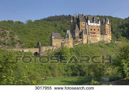 Exterior view of Eltz Castle, Rhineland-Palatinate, Germany View Large Photo Image Stock Photography - Exterior view of Eltz Castle, Rhineland-Palatinate, Germany . Fotosearch
