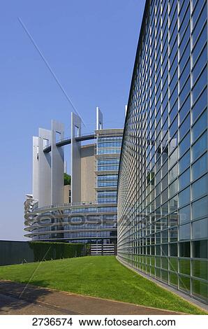 Facade of parliament building, Strasbourg, Alsace, France View Large Photo Image Picture - Facade of parliament building, Strasbourg, Alsace, France . Fotosearch