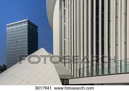 Facade of the philharmonic hall at the Kirchberg, Luxembourg View Large Photo Image Stock Image - Facade of the philharmonic hall at the Kirchberg, Luxembourg . Fotosearch