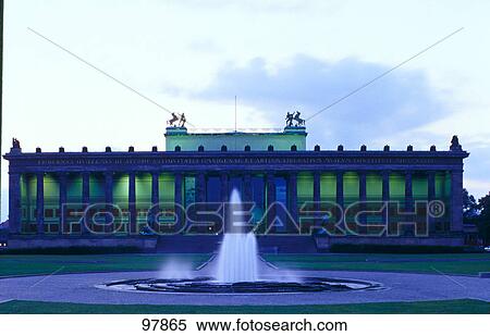 Fountain in front of museum, Lustgarten, Berlin, Germany View Large Photo Image Stock Photography - Fountain in front of museum, Lustgarten, Berlin, Germany . Fotosearch