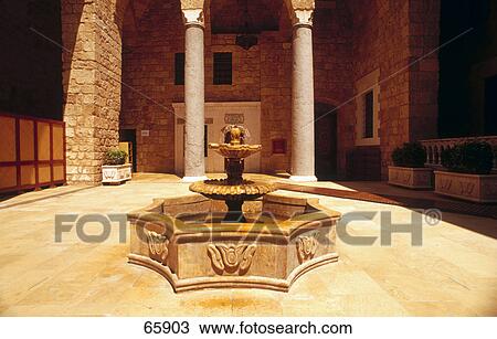 Stock Image - Fountain in mosque, Beirut, Lebanon . Fotosearch