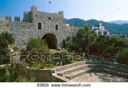 Garden in front of museum, Mugla, Turkey View Large Photo Image Stock Photography - Garden in front of museum, Mugla, Turkey . Fotosearch