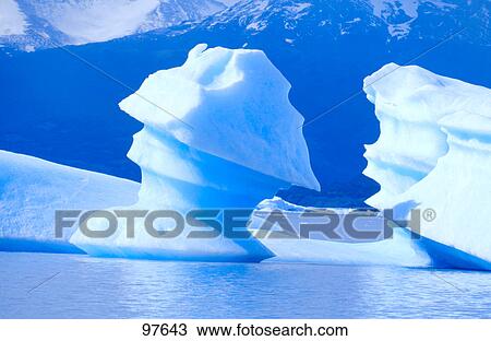 Stock Image - Glacier in sea . Fotosearch
