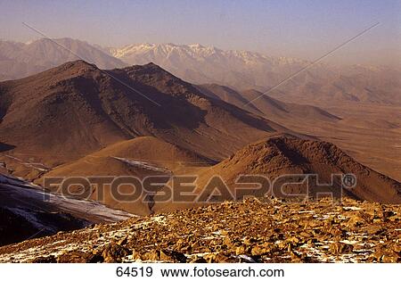 Stock Photo - Haze over mountain range, Hindukush Mountains, Afghanistan . Fotosearch