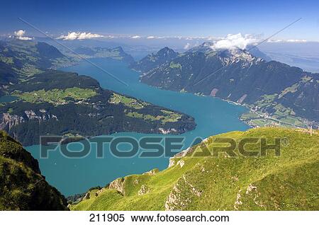 High angle view of a river, Switzerland View Large Photo Image Stock Photography - High angle view of a river, Switzerland . Fotosearch