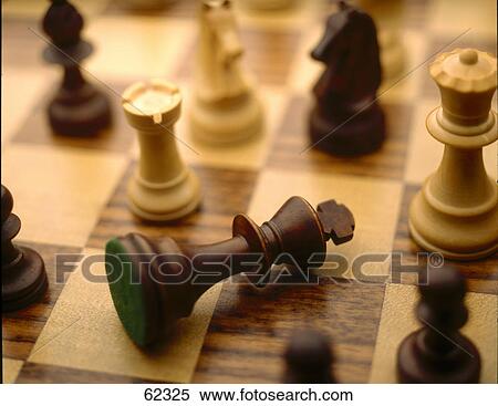 High angle view of chess pieces on chessboard View Large Photo Image Stock Photography - High angle view of chess pieces on chessboard . Fotosearch