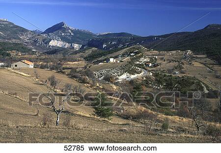 High angle view of village, La Palud-Sur-Verdon, Alpes-De-Haute-Provence, Provence-Alpes-Cote D'Azur, France View Large Photo Image Stock Photography - High angle view of village, La Palud-Sur-Verdon, Alpes-De-Haute-Provence, Provence-Alpes-Cote D'Azur, France . Fotosearch