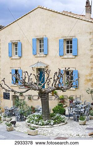 House with tree, Provence - Alpes-Cote d Azur, France View Large Photo Image Stock Photo - House with tree, Provence - Alpes-Cote d Azur, France . Fotosearch
