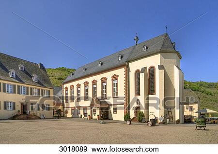 Inner yard of Machern Monastery, Bernkastel-Wehlen, Rhineland-Palatinate, Germany View Large Photo Image Stock Photo - Inner yard of Machern Monastery, Bernkastel-Wehlen, Rhineland-Palatinate, Germany . Fotosearch