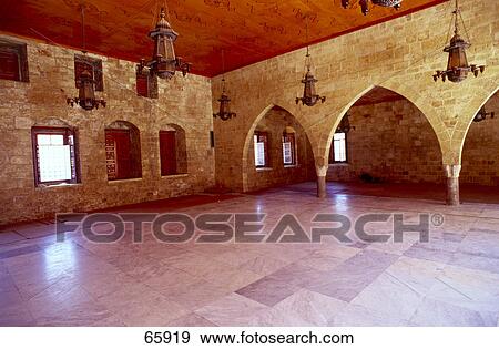 Interior of mosque, Omari Mosque, Beirut, Lebanon View Large Photo Image Stock Photo - Interior of mosque, Omari Mosque, Beirut, Lebanon . Fotosearch
