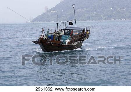 junk, Hongkong, China View Large Photo Image Stock Image - junk, Hongkong, China . Fotosearch