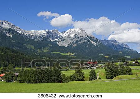 Stock Image - Kaisergebirge, Alps, Austria . Fotosearch