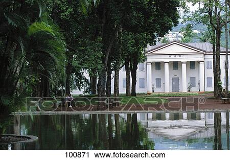 Lake in front of museum, St-Denis, Reunion Island, France View Large Photo Image Stock Image - Lake in front of museum, St-Denis, Reunion Island, France . Fotosearch
