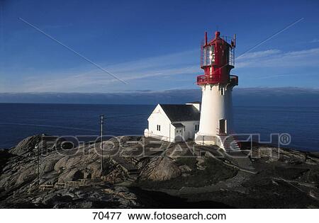 Lighthouse at coast View Large Photo Image Stock Photo - Lighthouse at coast . Fotosearch