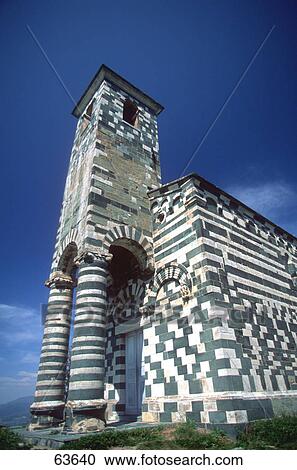 Low angle view of church against blue sky, San Michele Murato Church, France View Large Photo Image Stock Image - Low angle view of church against blue sky, San Michele Murato Church, France . Fotosearch