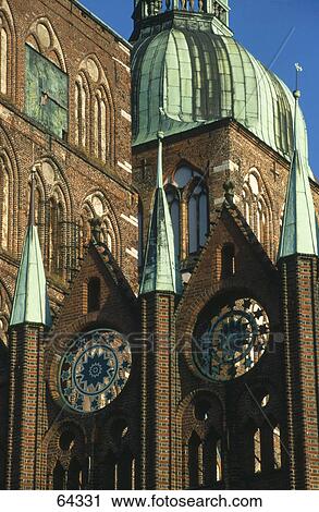 Low angle view of old building, Stralsund, Mecklenburg-Vorpommern, Germany View Large Photo Image Stock Image - Low angle view of old building, Stralsund, Mecklenburg-Vorpommern, Germany . Fotosearch