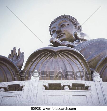 Low angle view of statue of Buddha View Large Photo Image Stock Photo - Low angle view of statue of Buddha . Fotosearch