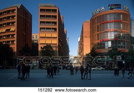Marlene-Dietrich-Platz, Berlin, Germany, low angle view View Large Photo Image Stock Image - Marlene-Dietrich-Platz, Berlin, Germany, low angle view . Fotosearch