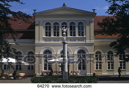Monument in front of building, Neustrelitz, Mecklenburg-Vorpommern, Germany View Large Photo Image Stock Image - Monument in front of building, Neustrelitz, Mecklenburg-Vorpommern, Germany . Fotosearch