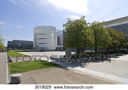 Office building and forecourt of the HypoVereinsbank at the Kirchberg, Luxembourg View Large Photo Image Stock Photo - Office building and forecourt of the HypoVereinsbank at the Kirchberg, Luxembourg . Fotosearch