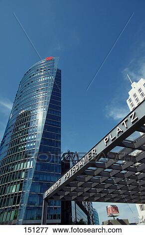Office buildings, Potsdamer Platz, Berlin, Germany View Large Photo Image Stock Photo - Office buildings, Potsdamer Platz, Berlin, Germany . Fotosearch
