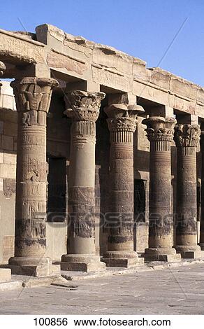Old ruins of egyptian temple, Temple of Philae, Aswan, Egypt View Large Photo Image Stock Photograph - Old ruins of egyptian temple, Temple of Philae, Aswan, Egypt . Fotosearch