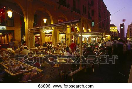 People at restaurant, Beirut, Lebanon View Large Photo Image Stock Photograph - People at restaurant, Beirut, Lebanon . Fotosearch