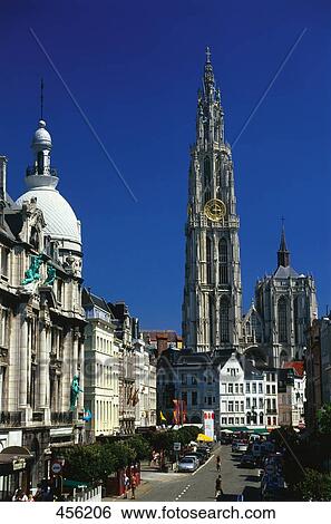People on city street, Antwerp, Belgium View Large Photo Image Stock Photograph - People on city street, Antwerp, Belgium . Fotosearch